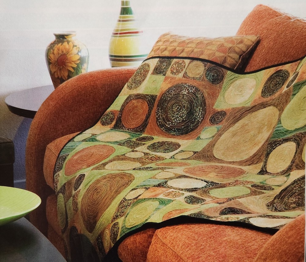 "Eclipse" Quilt Pattern from 2007 Magazine Confident Beginner Batik