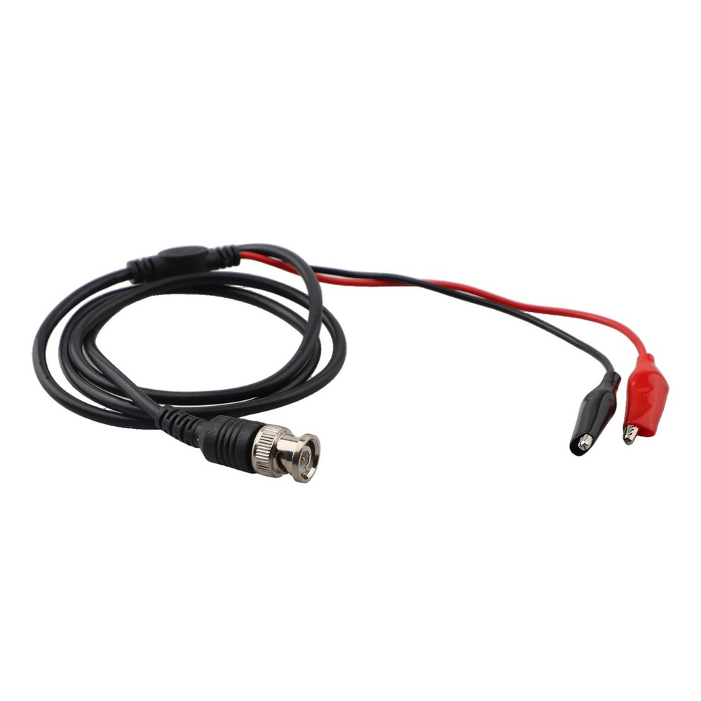 Crocodile Clip Adapter Set with BNC Connector for Laboratory Testing Needs