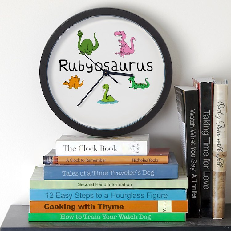 CafePress Rubyosaurus 10" Wall Clock (131219873)