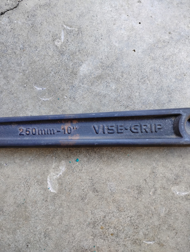 10" IRWIN VISE GRIP ADJUSTABLE WRENCH BLACK OXIDE