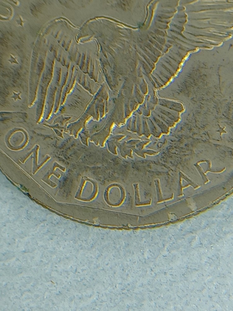 1980 P Susan B Anthony Dollar Circulated With Mint Mark Error