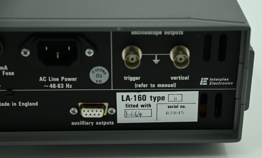 Interplex Electronics Logic Analyzer Model IE1620 LA-160 Type B LR64
