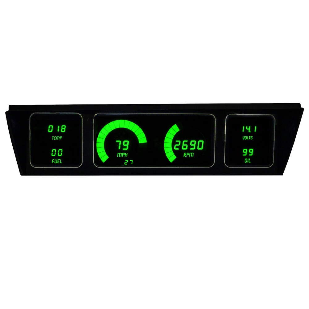 1977-1990 Chevy Impala Caprice Digital Dash Panel Gauge Cluster WHITE LEDs