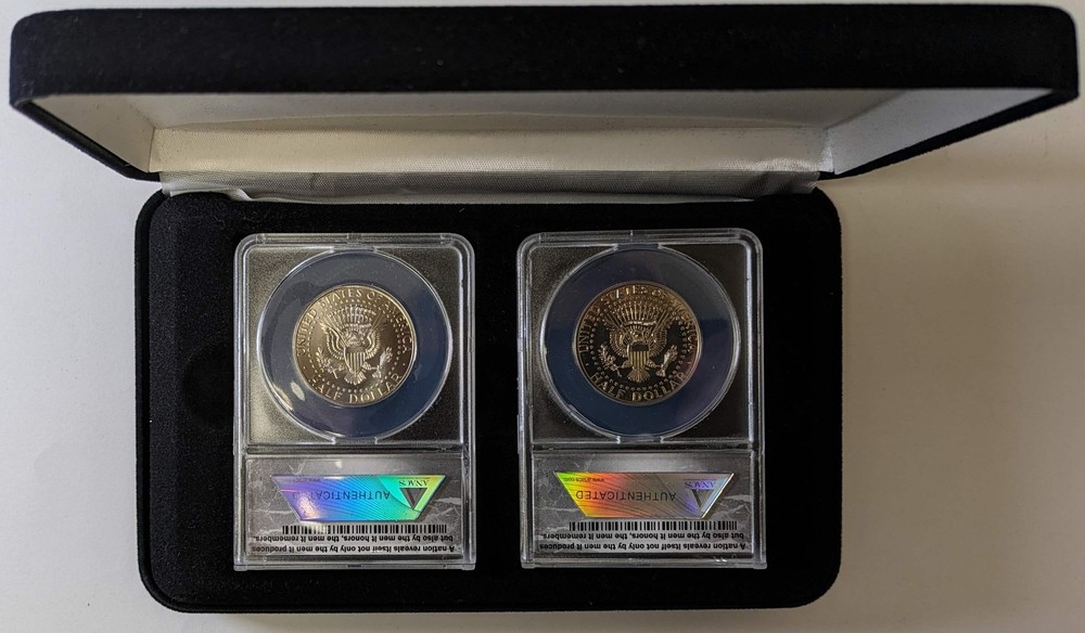 2014-P&D 50C 2-Pc Set 50th Anniv (Special Strike)