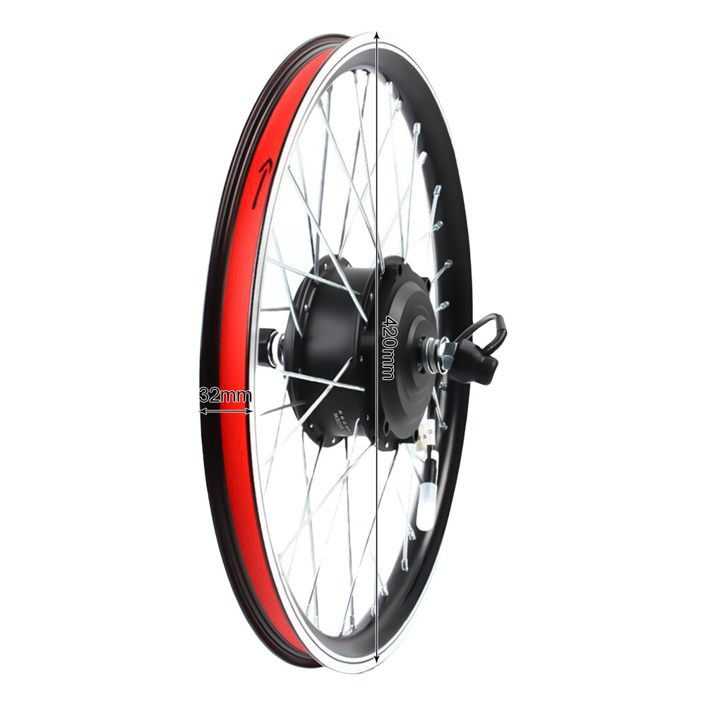 20" Front Wheel 36V 250W Electric Bicycle Conversion Kit with Throttle
