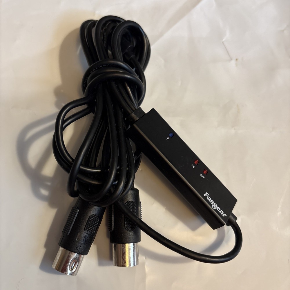 Fasgear USB C MIDI Cable with Type C Connection