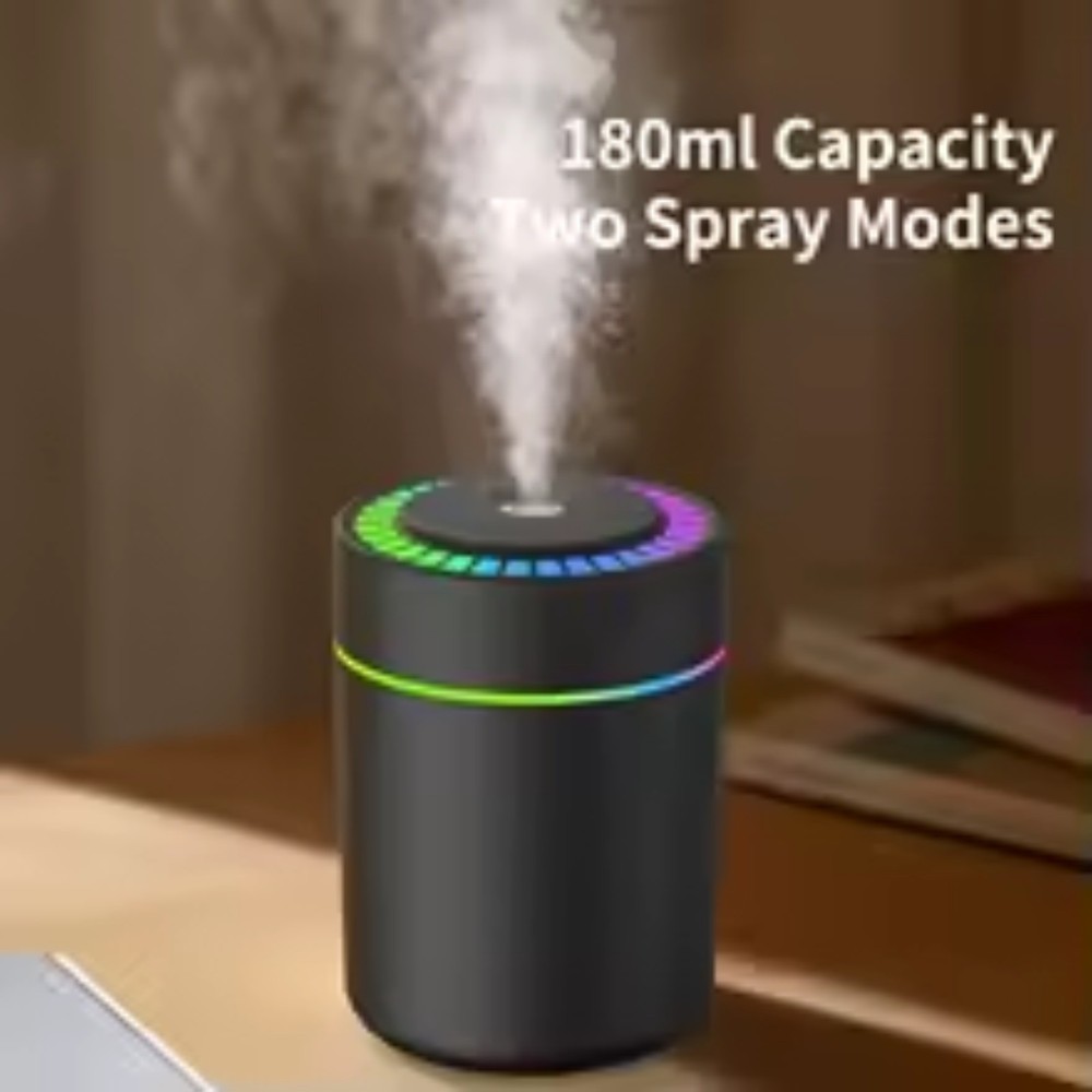 Mini Car Aroma Diffuser Humidifier Air Purifier Essential Oil Diffuser, USB