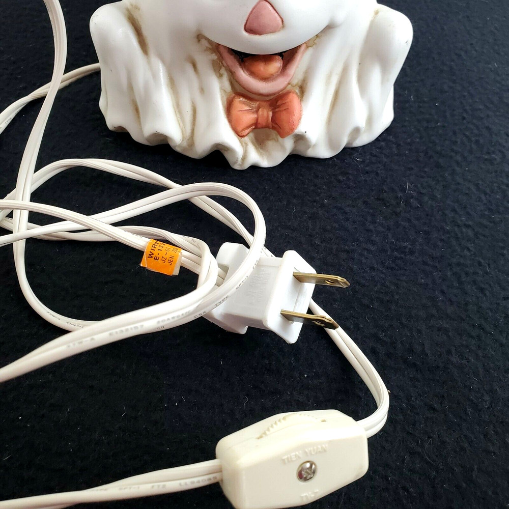 Vintage Happy Ghost Halloween Night Light Table Top
