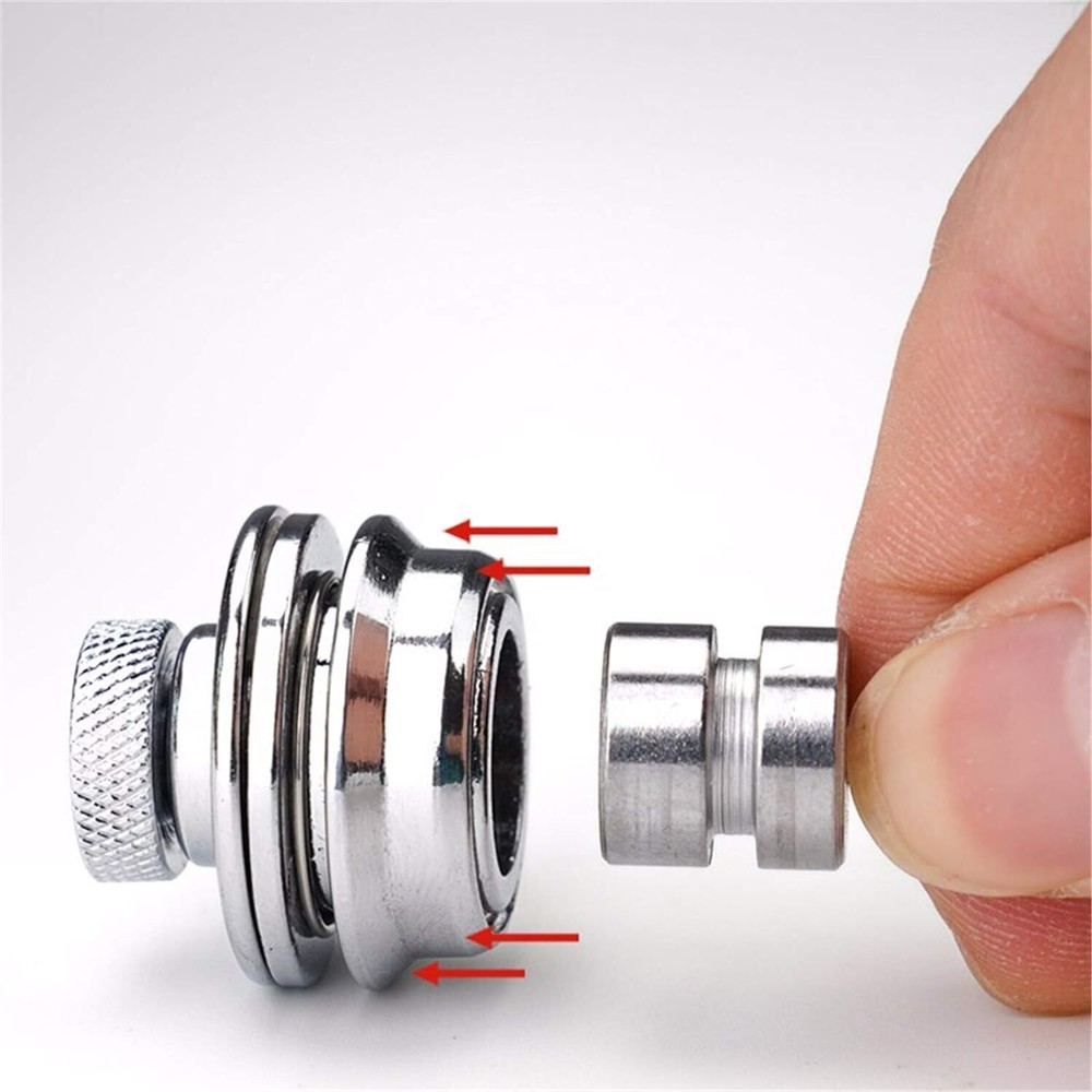 Chrome Flat Head Skidproof Strap Locks Heavy Duty