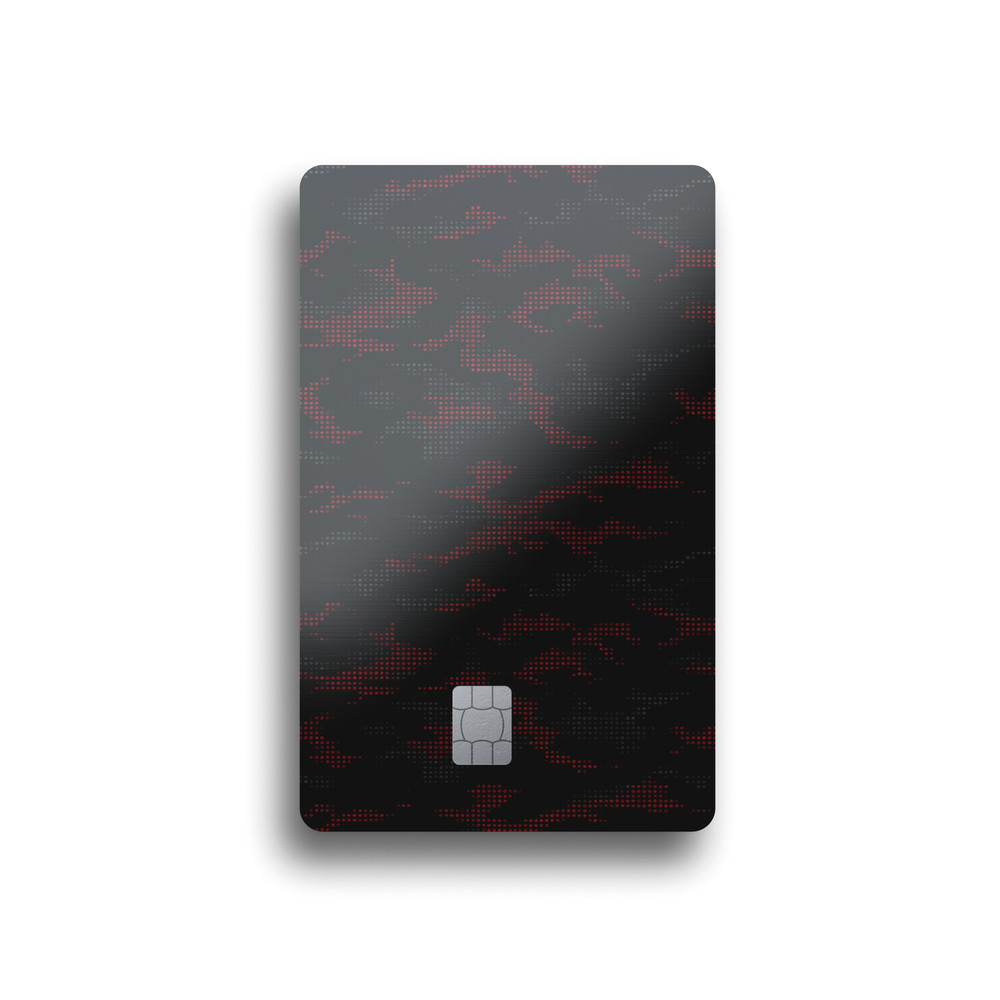 Midnight Ember Camo Card Skin