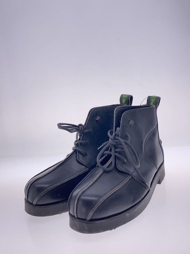Lace-Up Boots/Us9/Blk/Leather 3544