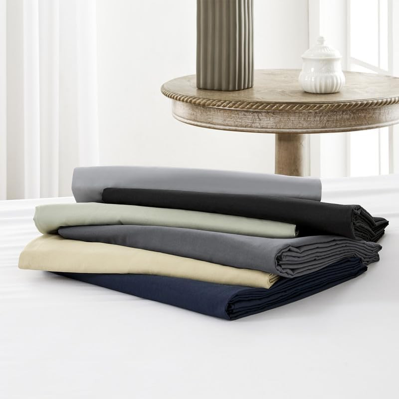 Bed Sheets - Ultra Soft Sheets for Bed - Brushed Twin 03 - Light Grey