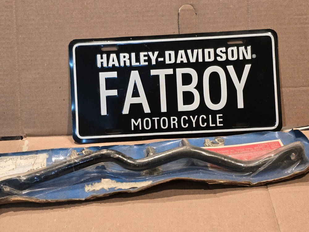 Harley-Davidson Ironhead Shovelhead Mufflers Exhaust & Bracket