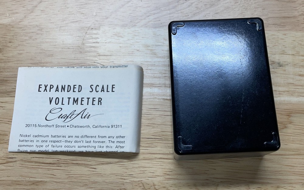 Vintage Craft Air Expanded Scale Voltmeter