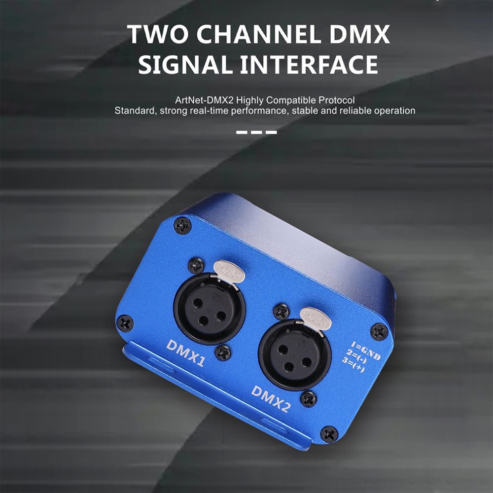 ArtNet To DMX Controller Bi-directional ArtNet DMX Ethernet Lighting Controller