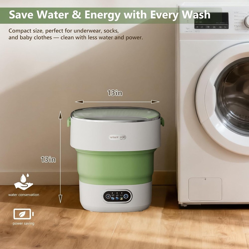 Versatile 16L Mini Laundry Machine with Multi-Cycle Options for Every Need