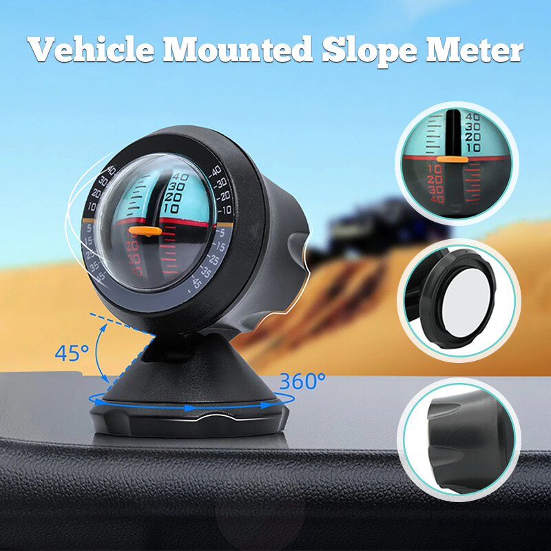 AD Slope Meter Angle Slope Car Inclinometer Indicator Gradient Balancer Tool