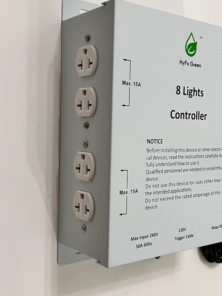 HyFo Green 8 light controller w/trigger cord