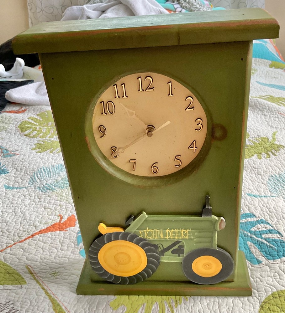 John Deere Handmade Wooden Clock!