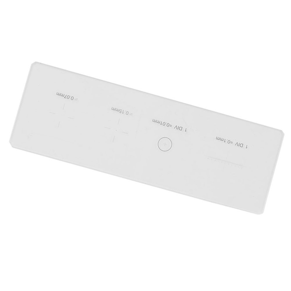 Microscope Objective Micrometer Calibration Slide Glass Stage Micrometer DIV New