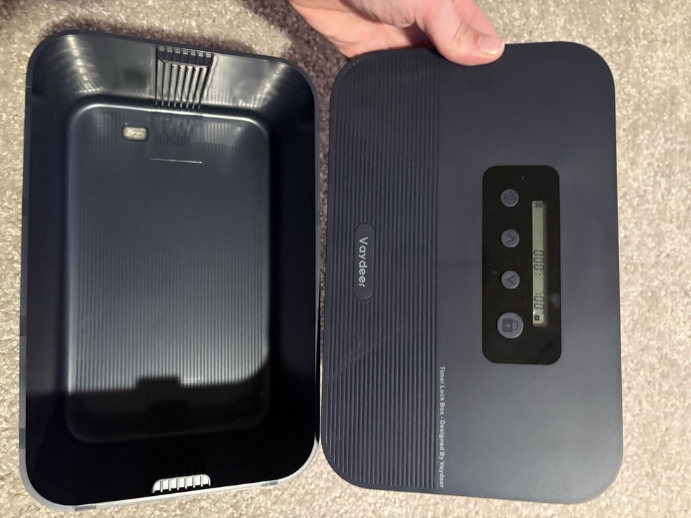 Timed Lock Box Secure Container for Valuables, Cell Phone Snacks with Timer