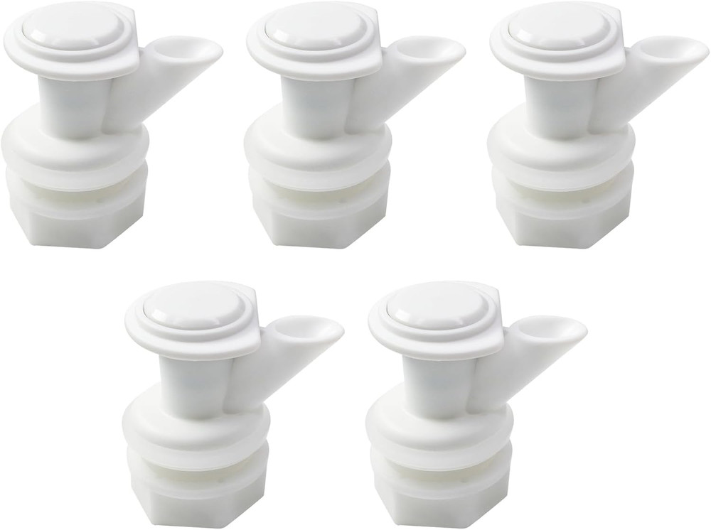 Push Button Water Spigot, Reusable Push Button Water Spigot - 5 Pack