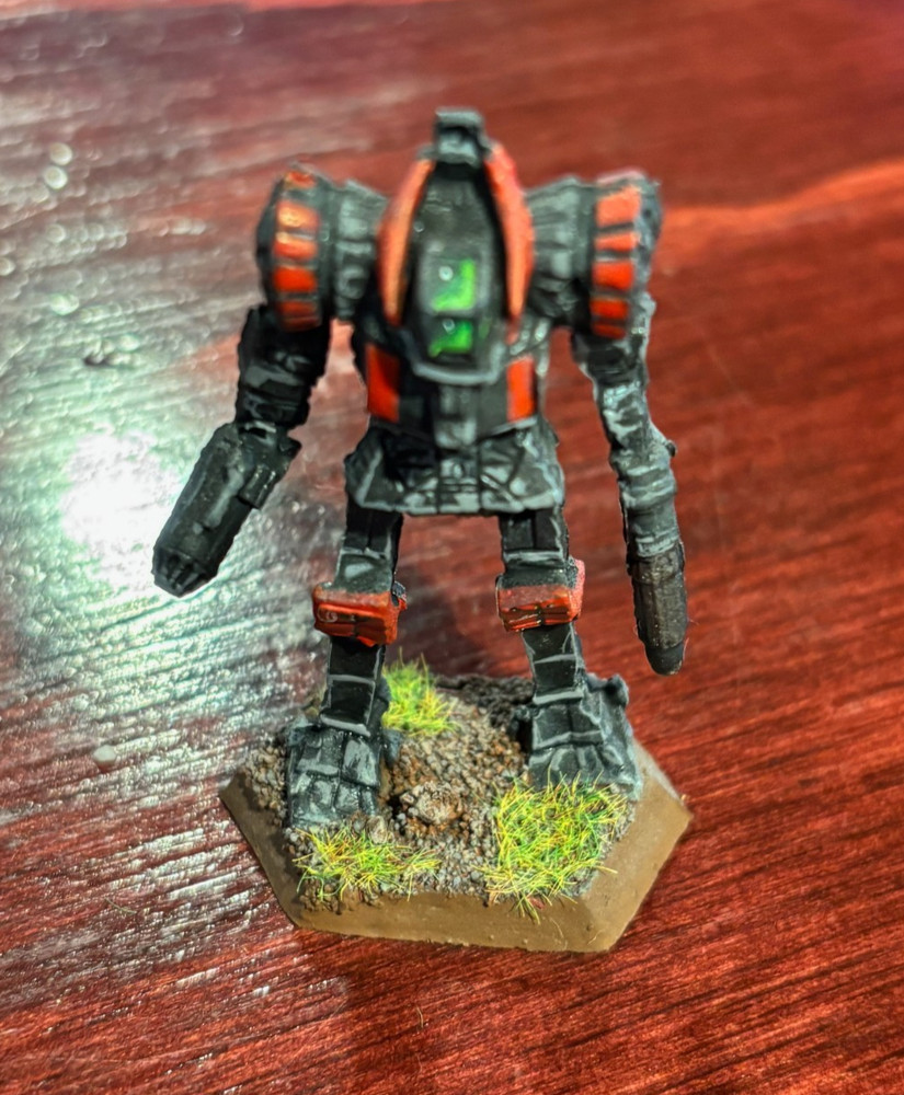 Battletech Painted Plastic Miniature "Zeus" Wolf's Dragoons Based