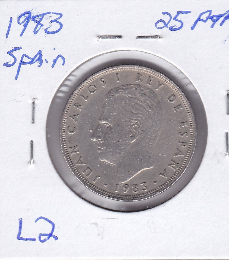 1983 Spain 25 Pesetas L2