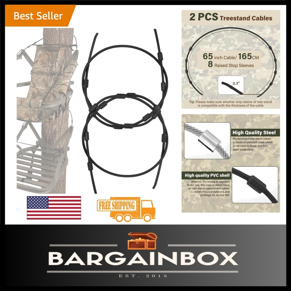 Climbing Tree Stand Replacement Cables for Summit Climber 65 Hang on ClimbOpe...