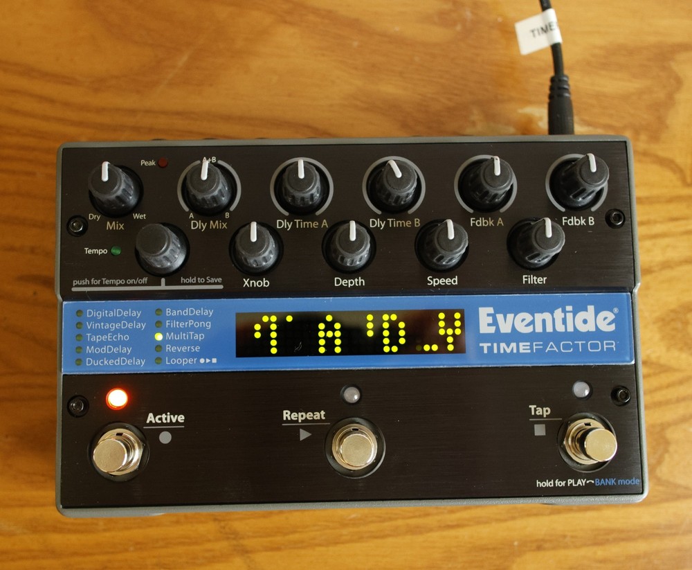 Eventide TimeFactor Twin Delay Looper Effects Pedal - MINT -