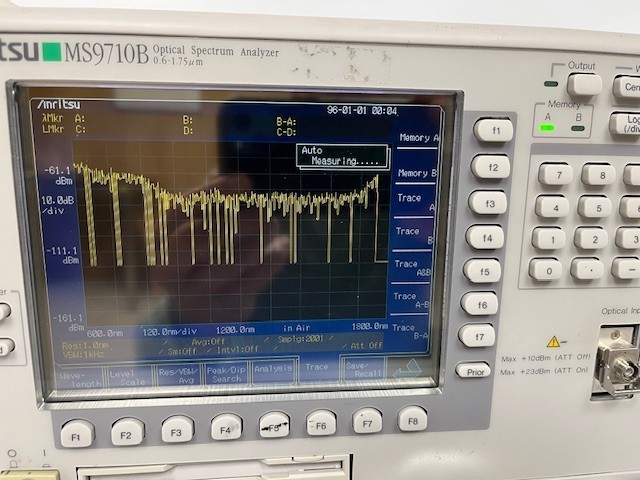Anritsu MS9710B Optical Spectrum Analyzer, 0.6-1.75um