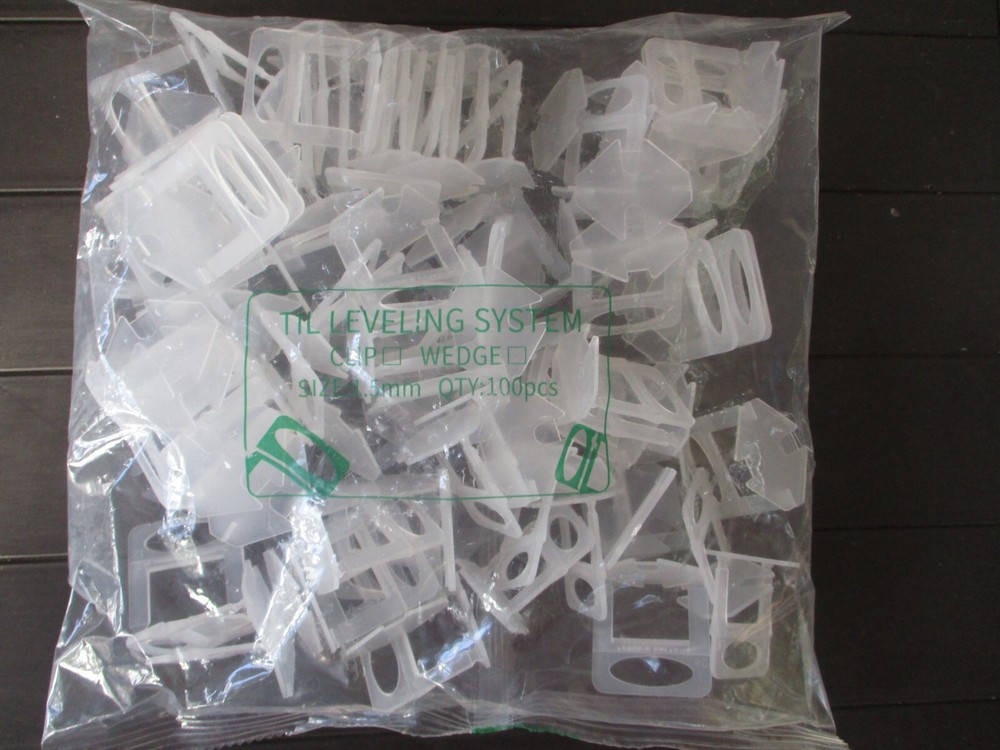 1000 Tile Leveling System Clips 1.5mm Tile Spacer Floor Wall Tiling Tool