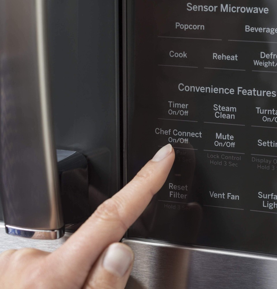 GE PVM9215SKSS Microwave Oven, Solid Black