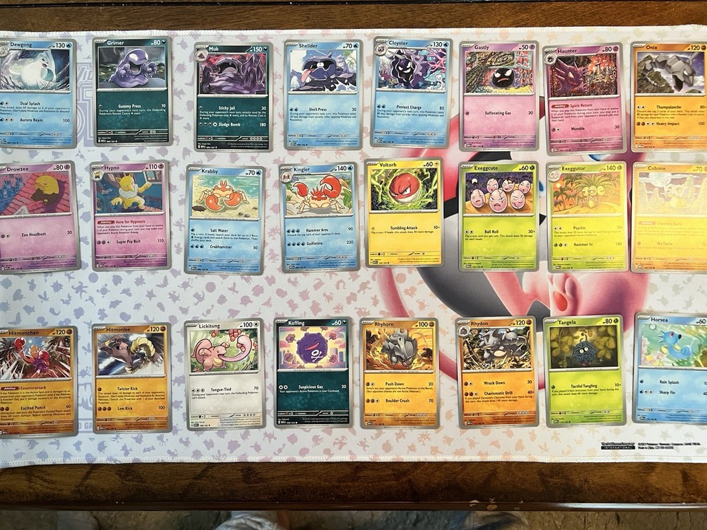 136 Cards!!!! POKEMON 151 - Complete Base MASTER SET - Com/uncommon ONLY