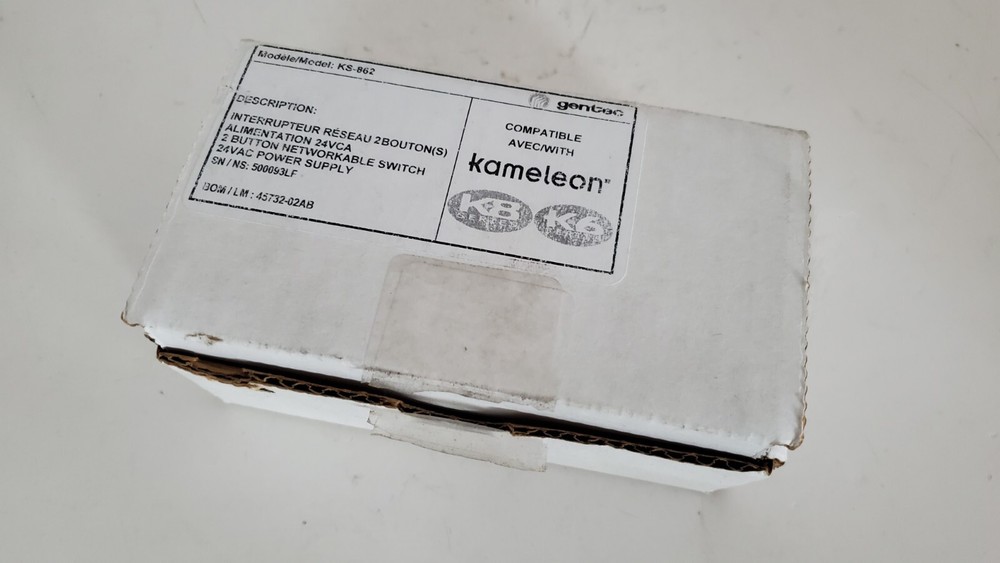 Gentec KS-862 Network Switch Compatible with Kameleon 2 Button