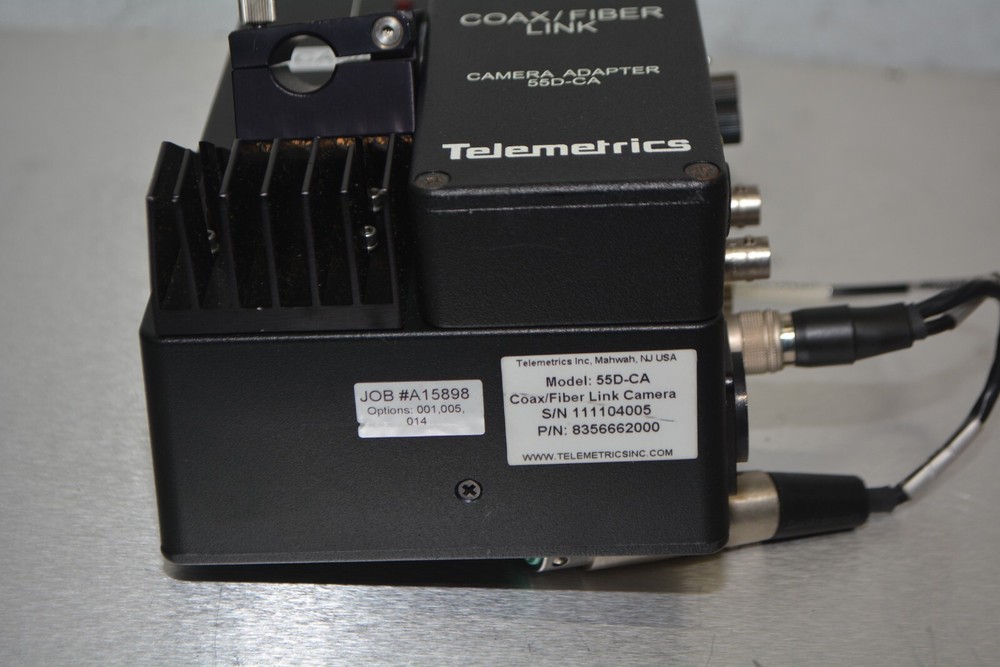 ^ Telemetrics Coax Link Camera Control System 55D-BS W/ 55D-CA Base #X3654