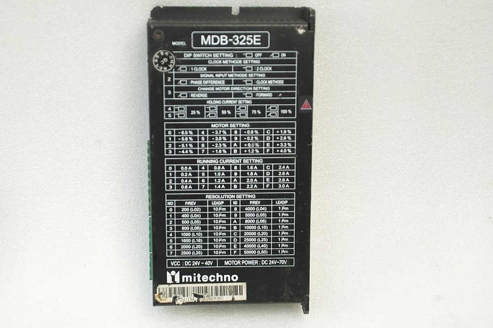 MITECHNO MDB-325E STEPPING DRIVER FREE SHIP