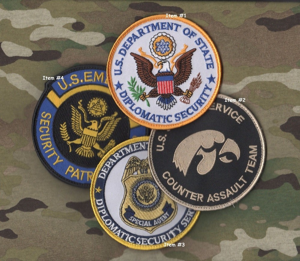 US STATE DEPT DIPLOMATIC SECURITY ANTI-TERRORISM PROGRAM DSS vêlkrö SSI #2 + #4