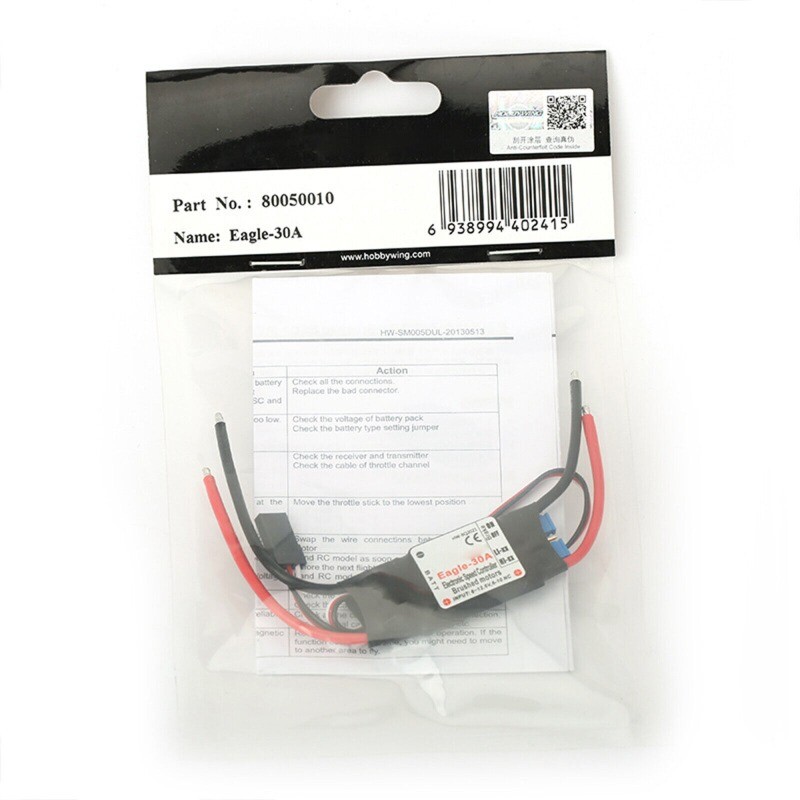 Hobbywing Eagle 30A Brushed ESC W/1A BEC Speed Controller For Brushed Motor NICE