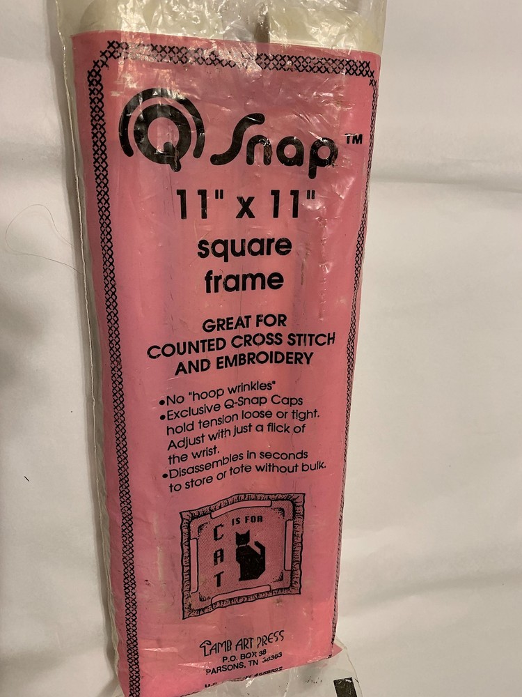 NEW: Lightweight "Q-Snap"    "STITCHERY & BLOCKING FRAME"    11" Square