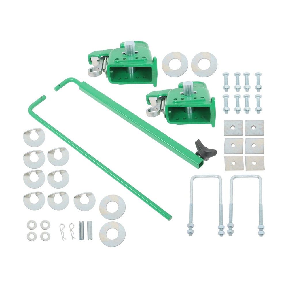 Green Easy Change Quick Hitch for Category 2 Tractors/Implement w/Stabilizer Bar