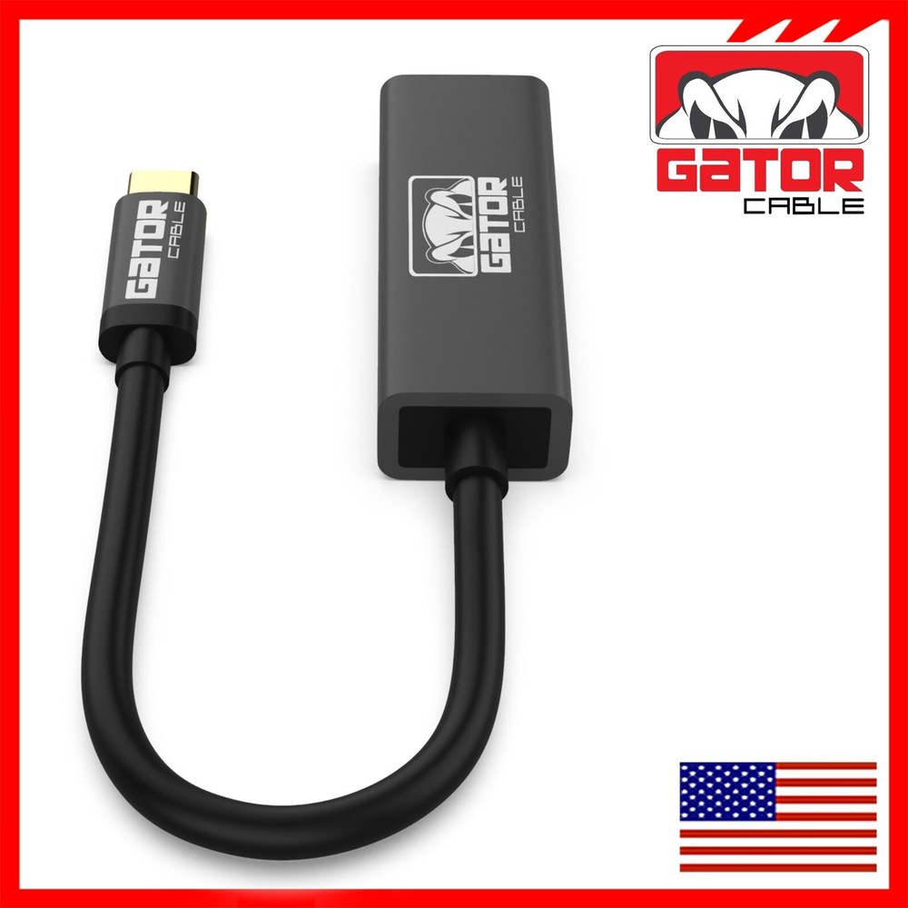 USB-C 3.1 Gigabit Ethernet LAN RJ45 1000Mbps Network Adapter for PC Mac Android