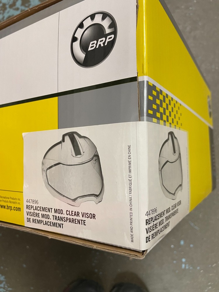 NEW - Ski-Doo Mod Modular Replacement Clear Visor 447896-transparent