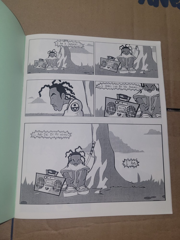 The Little Jamurai Dreadfully Slick Studios Iceberg Slick Signed Storyboard