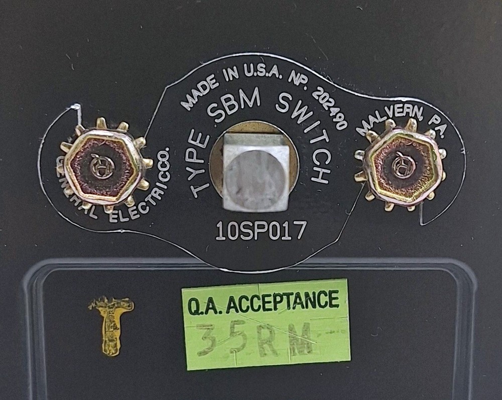 General Electric SBM / 10SP017 / NP-202490 Switch