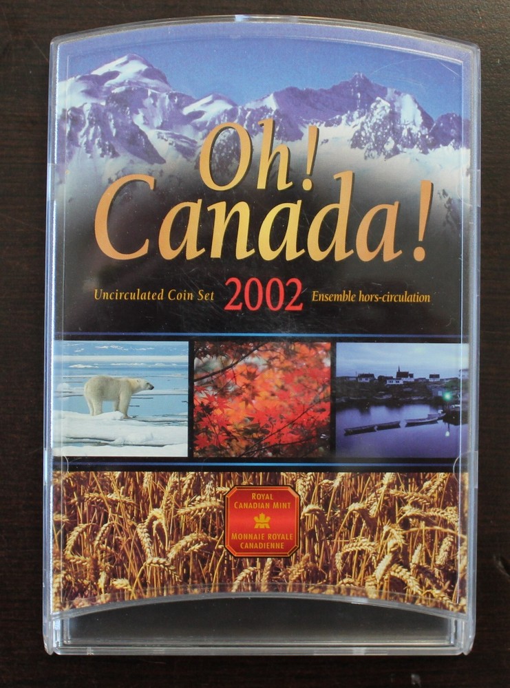 2002 Oh! Canada Original 7 Coin Uncirculated Set