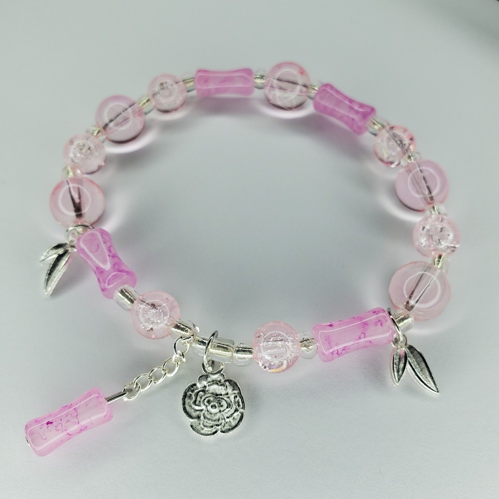 Hand crafted artisan unique gemstone bracelet