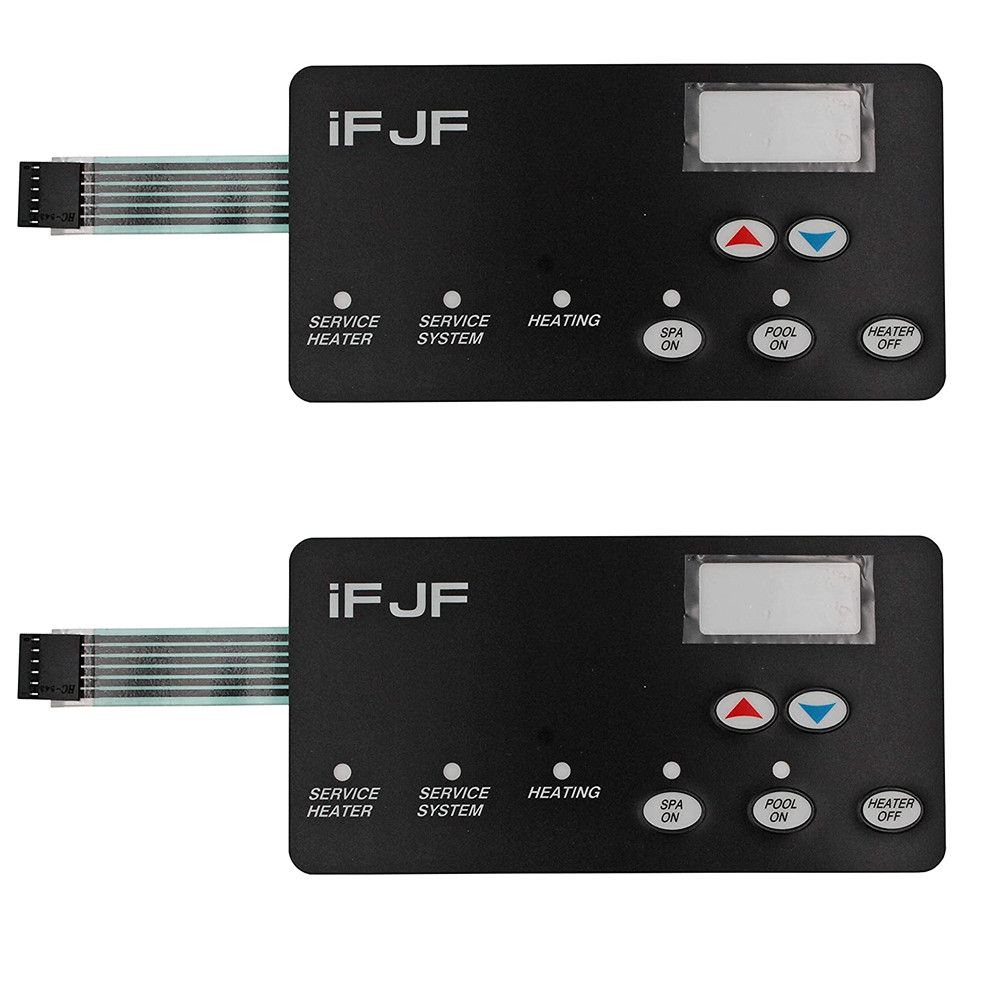 2X Membrane Switch For Pentair Pool Heater 472610Z & Sta-Rite 42002-0029Z