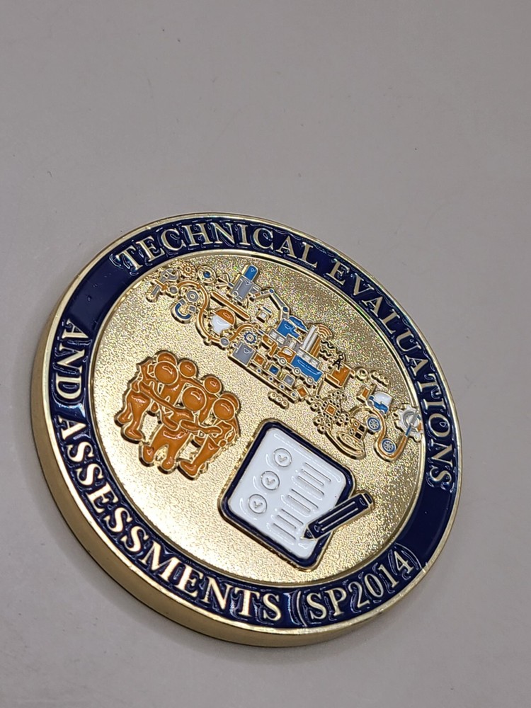Technical Evaluations And Assessments (SP2014) Challenge Coin 2.5"