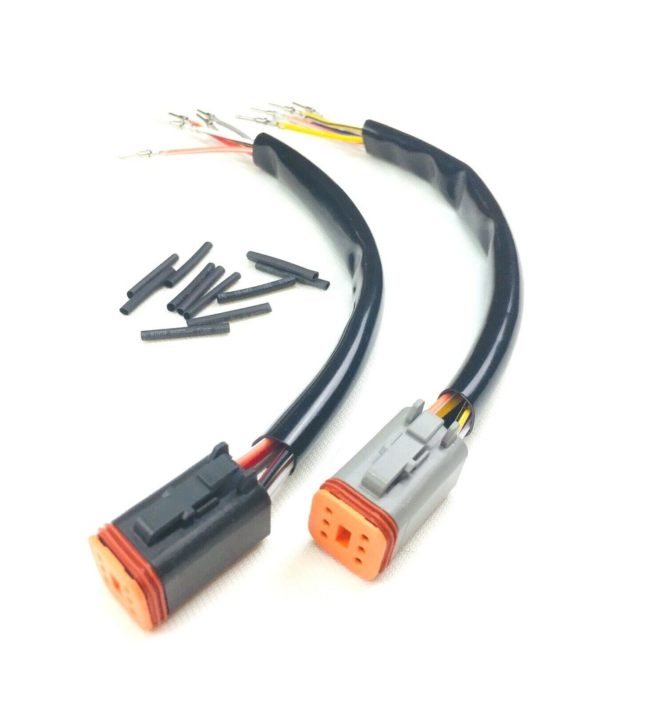 18" Handlebar wire switch extension kit 96 -06 Harley Softail for  Plug n Play
